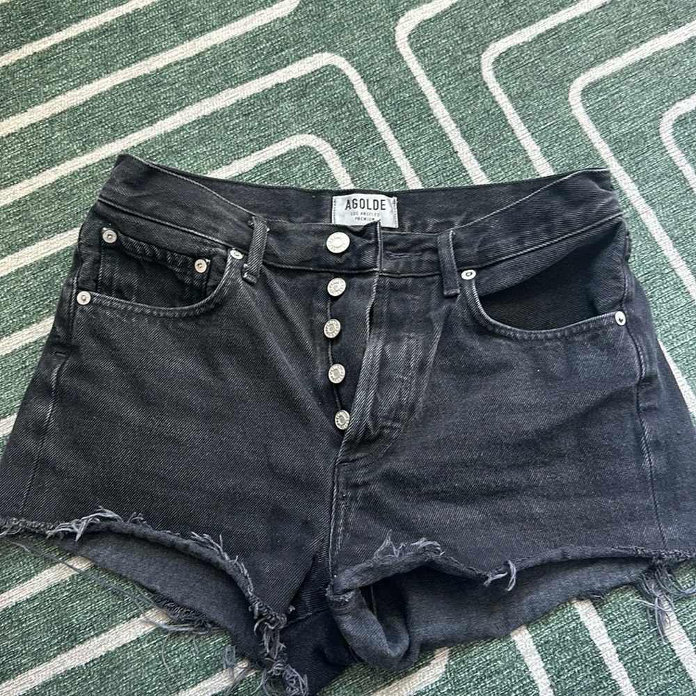AGOLDE Parker Short Black Size 24